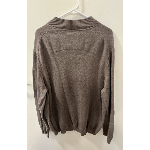 Tommy Bahama Mens Brown Tight Knit Sweater Pullover Cotton Nylon Size XXL - Picture 7 of 11